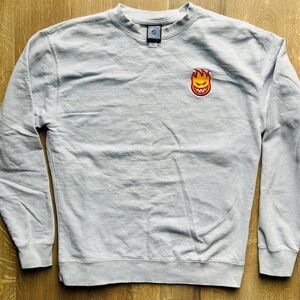 Spitfire Lil Bighead Men’s Crewneck Gray LG Skate